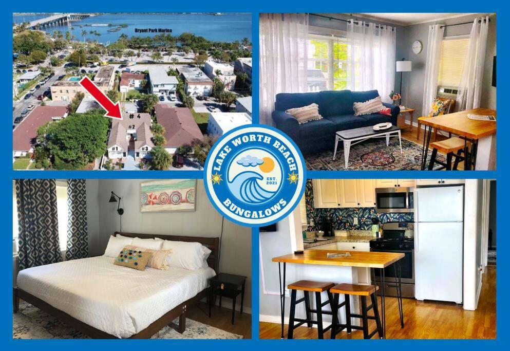 Steps To Beach & Downtown! Cozy Beach Bungalow #1 Лейк Уърт Екстериор снимка